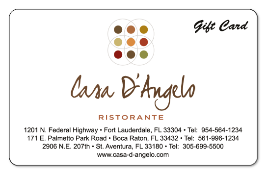 Casa D Angelo logo and text on a white background